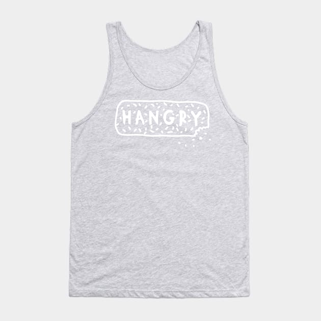 Hangry illustration white Tank Top by MugDesignStore